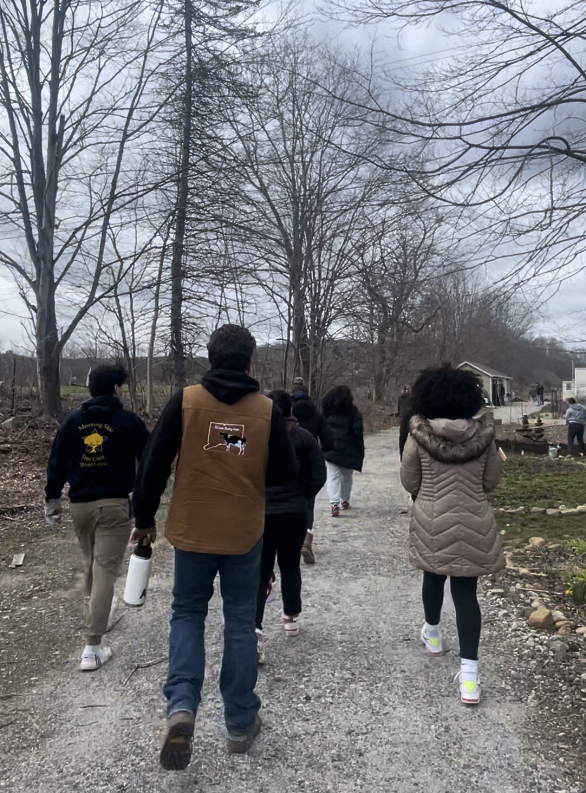 legacy students doing community service project